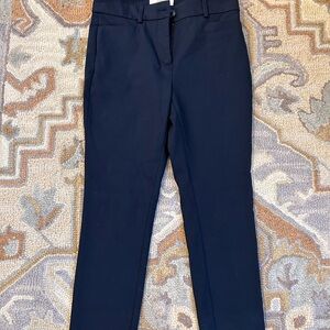 LOFT Navy Sutton Skinny Pants